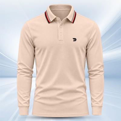 1 pis Stylish Full Sleeve PK Polo T-shirt For Men