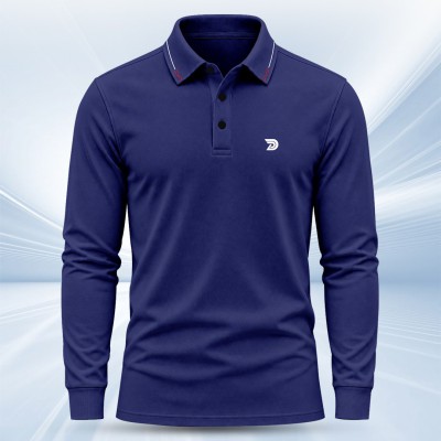 1 pis Stylish Full Sleeve PK Polo T-shirt For Men