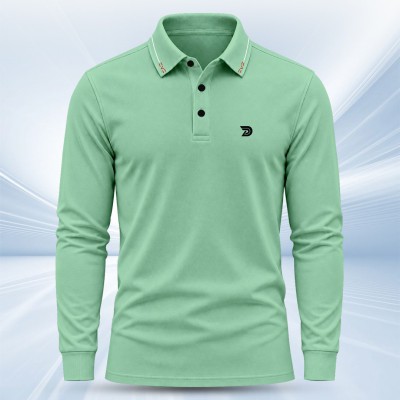 1 pis Stylish Full Sleeve PK Polo T-shirt For Men